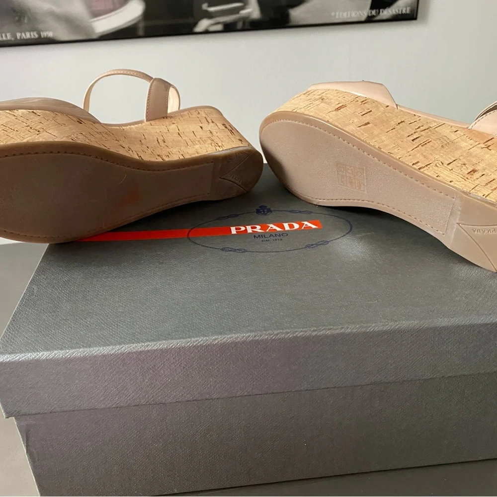 PRADA Sandals, new in original box, size 38 - Picture 6 of 7